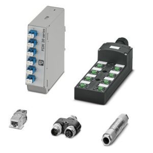 Distribuidores, adaptadores e conectores de cabos